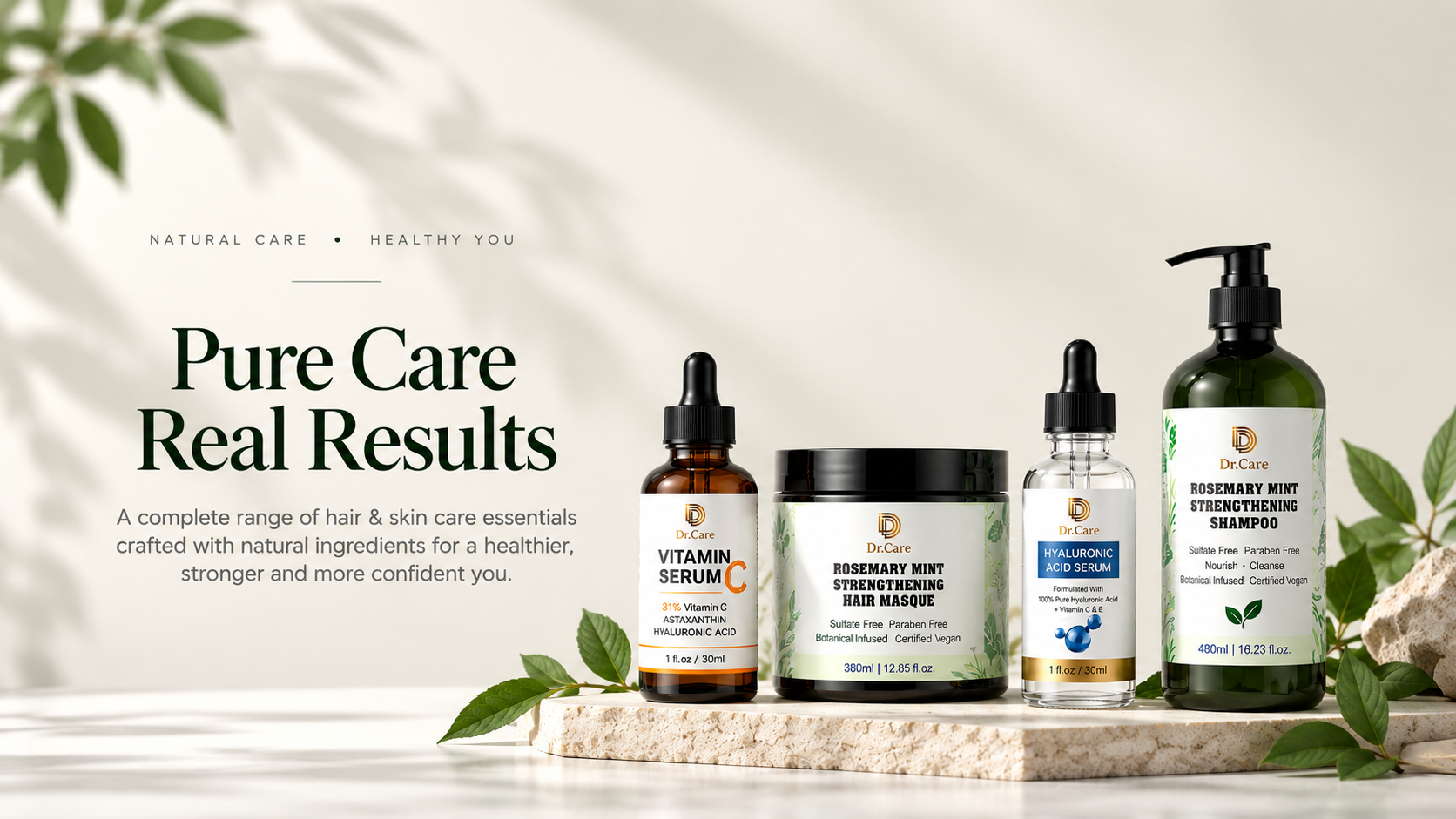 Dr.Care Pure Care Real Results — Rosemary Mint and Serum Edit collection